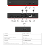 Lenovo ThinkPad Universal USB-C Smart Dock - ThinkSmart Edition (40BN0135EU) - 9