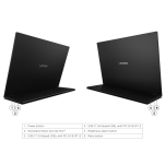 Monitor Lenovo ThinkVision M16 (64BFUAT1WL) - 9