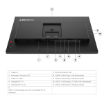 Monitor Lenovo ThinkVision T24d-4t (64D2GAT2EU) - 9