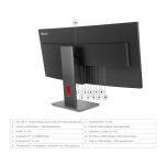 Monitor Lenovo ThinkVision P40wd-40 z kamerą ThinkVision MC60 (64B4YAT1EU) - 8